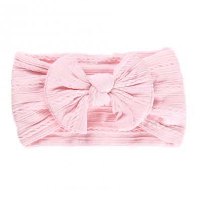 Luxury Cable Knit Bow Baby Headband Luxury Cable Knit Bow Baby Headband