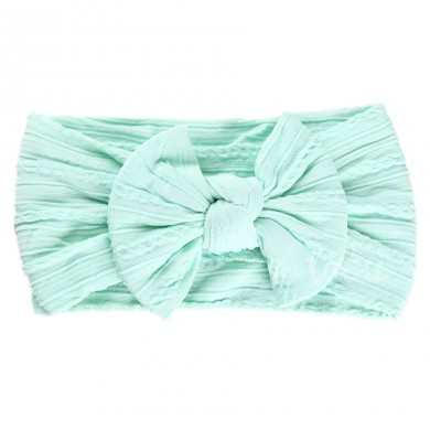 Luxury Cable Knit Bow Baby Headband Luxury Cable Knit Bow Baby Headband