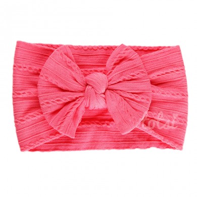 Luxury Cable Knit Bow Baby Headband Luxury Cable Knit Bow Baby Headband