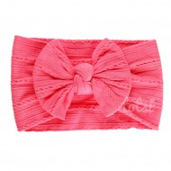 Luxury Cable Knit Bow Baby Headband