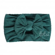 Luxury Cable Knit Bow Baby Headband