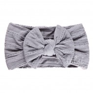 Luxury Cable Knit Bow Baby Headband