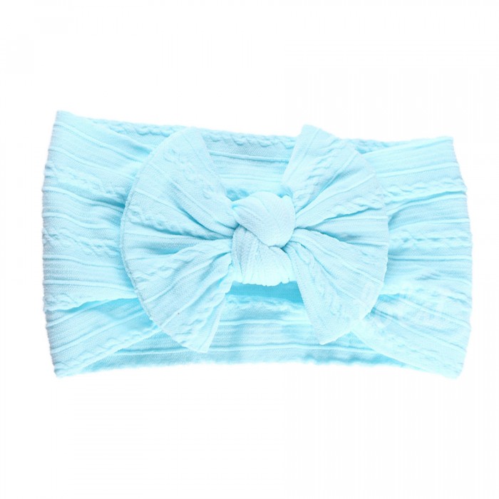 Luxury Cable Knit Bow Baby Headband