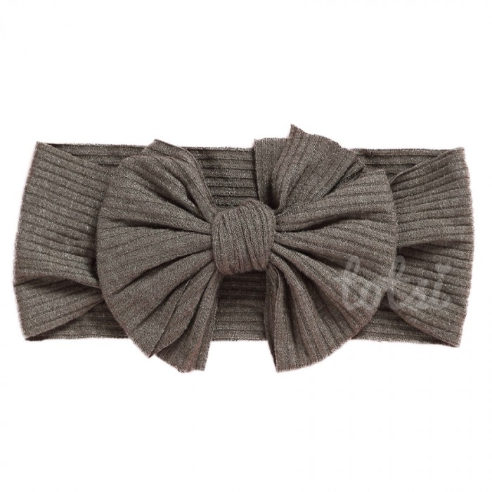 Luxury Ribbed Bow Baby Headband