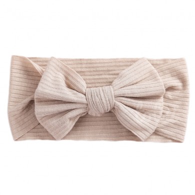 Luxury Ribbed Bow Baby Headband Luxury Ribbed Bow Baby Headband