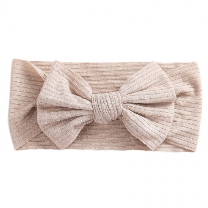 Luxury Ribbed Bow Baby Headband