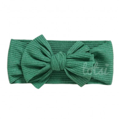 Luxury Ribbed Bow Baby Headband Luxury Ribbed Bow Baby Headband