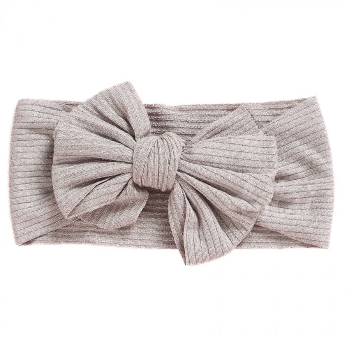 Luxury Ribbed Bow Baby Headband