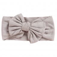 Luxury Ribbed Bow Baby Headband