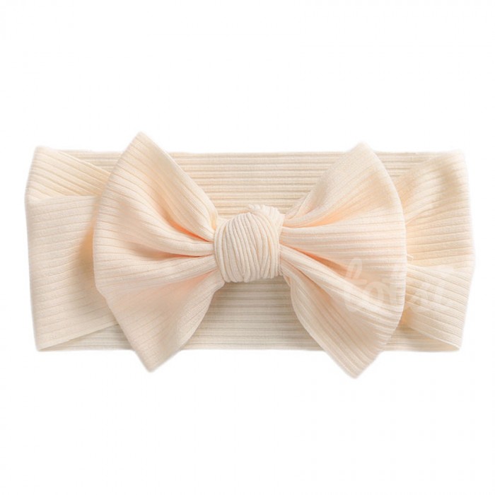 Luxury Ribbed Bow Baby Headband