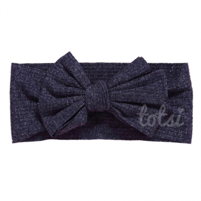 Luxury Ribbed Bow Baby Headband