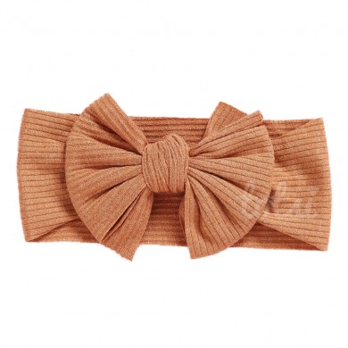 Luxury Ribbed Bow Baby Headband Luxury Ribbed Bow Baby Headband