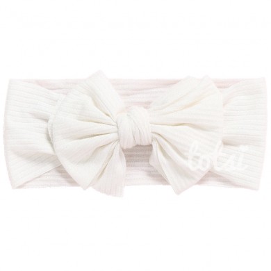 Luxury Ribbed Bow Baby Headband Luxury Ribbed Bow Baby Headband