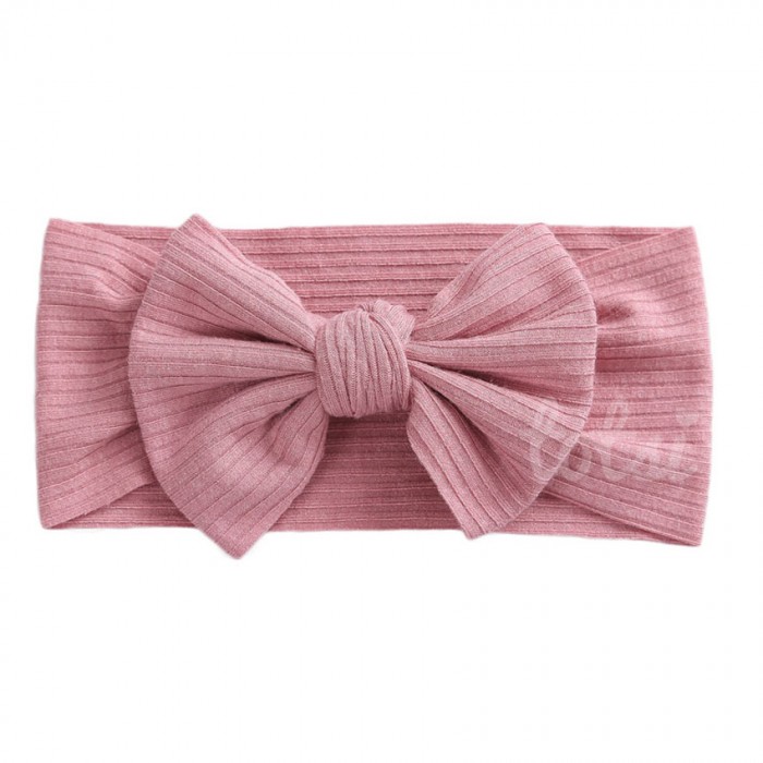Luxury Ribbed Bow Baby Headband