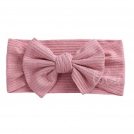 Luxury Ribbed Bow Baby Headband