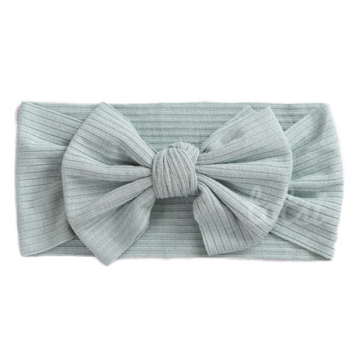 Luxury Ribbed Bow Baby Headband