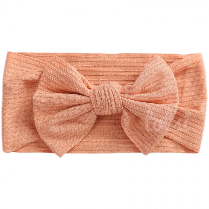 Luxury Ribbed Bow Baby Headband