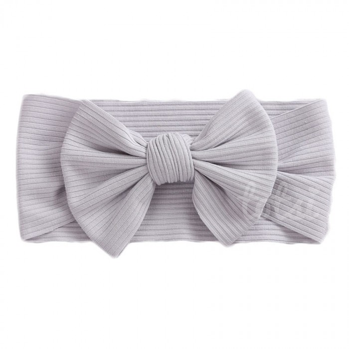 Luxury Ribbed Bow Baby Headband