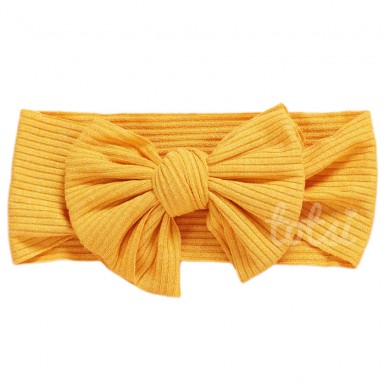 Luxury Ribbed Bow Baby Headband Luxury Ribbed Bow Baby Headband