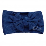 Luxury Cable Knit Bow Baby Headband