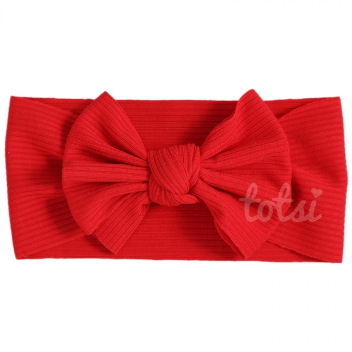 Luxury Ribbed Bow Baby Headband
