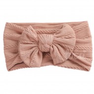 Neutrals Luxury Ribbed Cable Knit Baby Headband