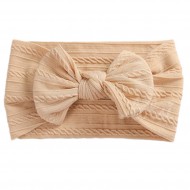 Neutrals Luxury Ribbed Cable Knit Baby Headband