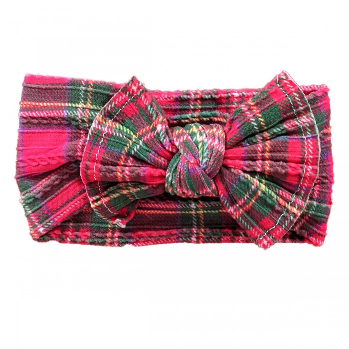 Tartan & Check Cable Knit Headbands