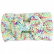 Tie Dye Cable Knit Baby Headband