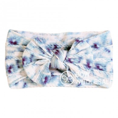 Tie Dye Cable Knit Baby Headband Tie Dye Cable Knit Baby Headband