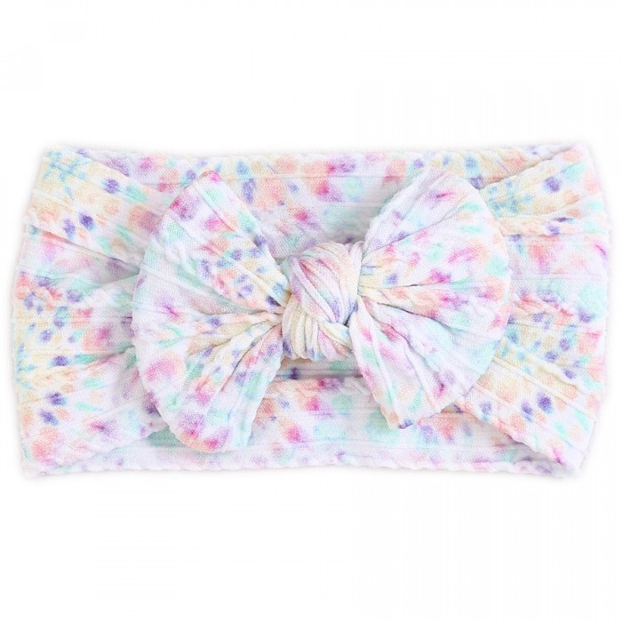 Tie Dye Cable Knit Baby Headband