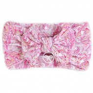 Tie Dye Cable Knit Baby Headband