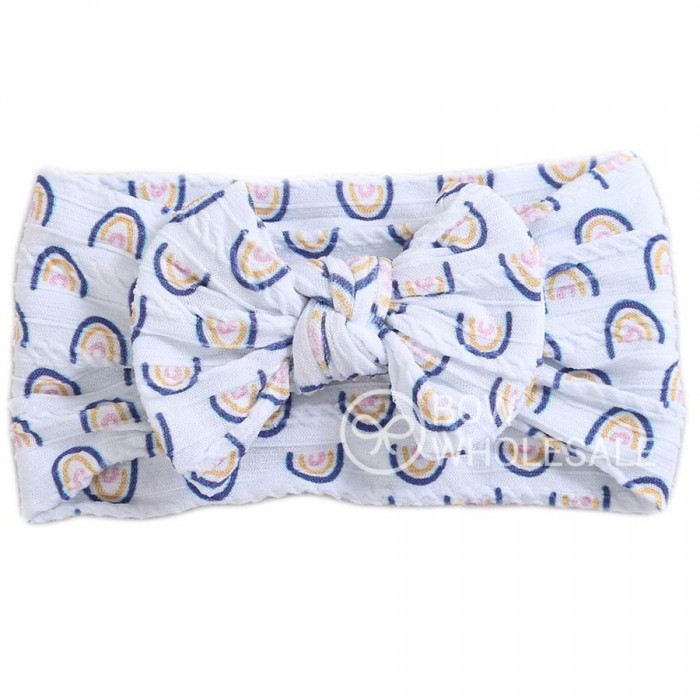 Patterned Cable Knit Baby Headbands