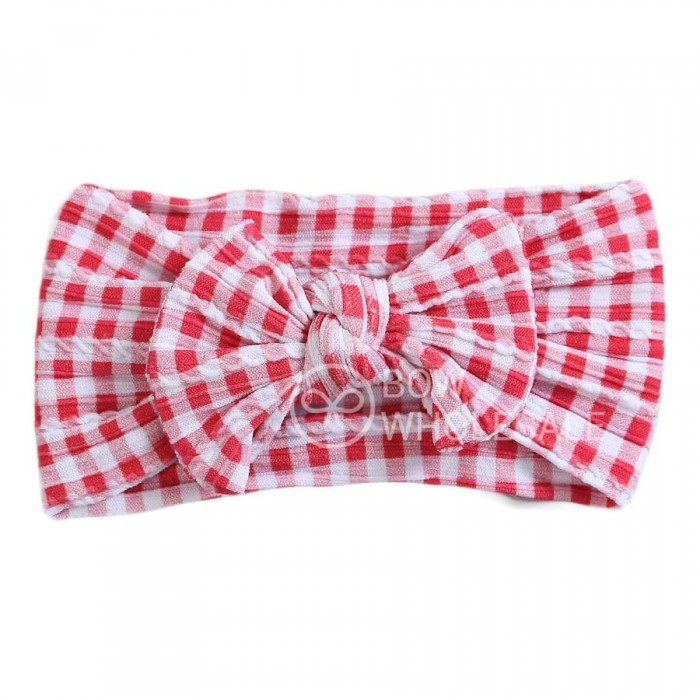 Tartan & Check Cable Knit Headbands