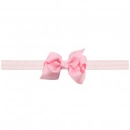 Classic Grosgrain Bow On Satin Band