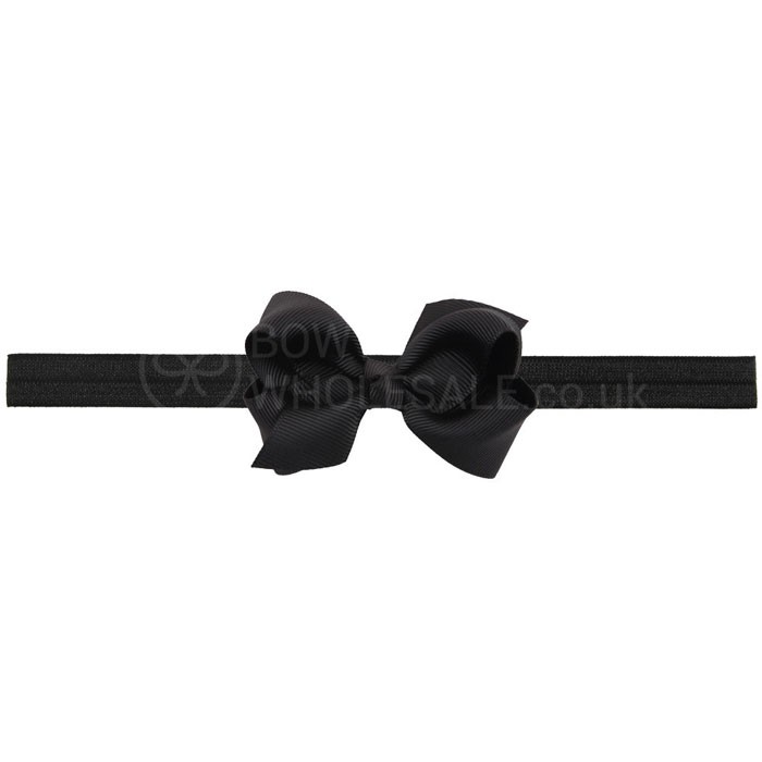 Classic Grosgrain Bow On Satin Band
