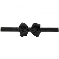 Classic Grosgrain Bow On Satin Band