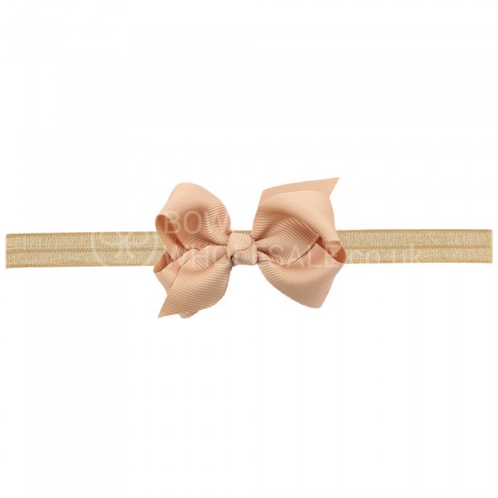 Classic Grosgrain Bow On Satin Band