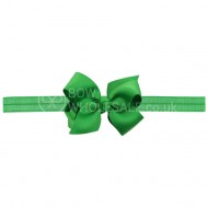 Classic Grosgrain Bow On Satin Band