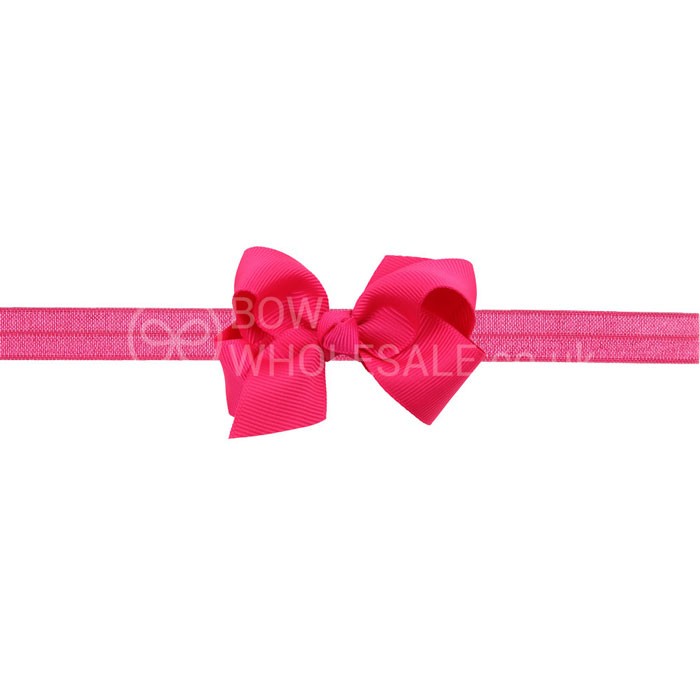Classic Grosgrain Bow On Satin Band