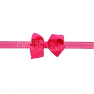 Classic Grosgrain Bow On Satin Band