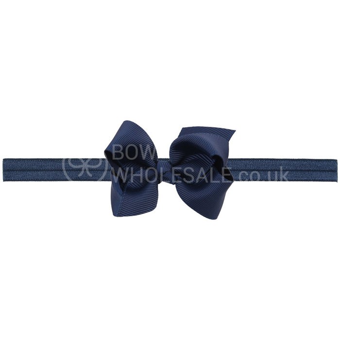 Classic Grosgrain Bow On Satin Band