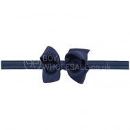 Classic Grosgrain Bow On Satin Band
