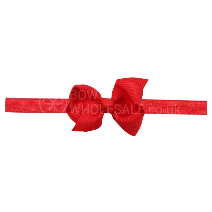 Classic Grosgrain Bow On Satin Band