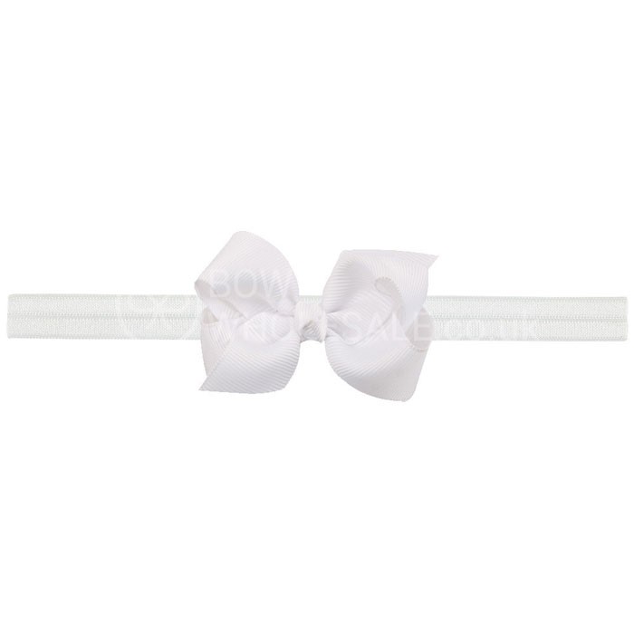 Classic Grosgrain Bow On Satin Band