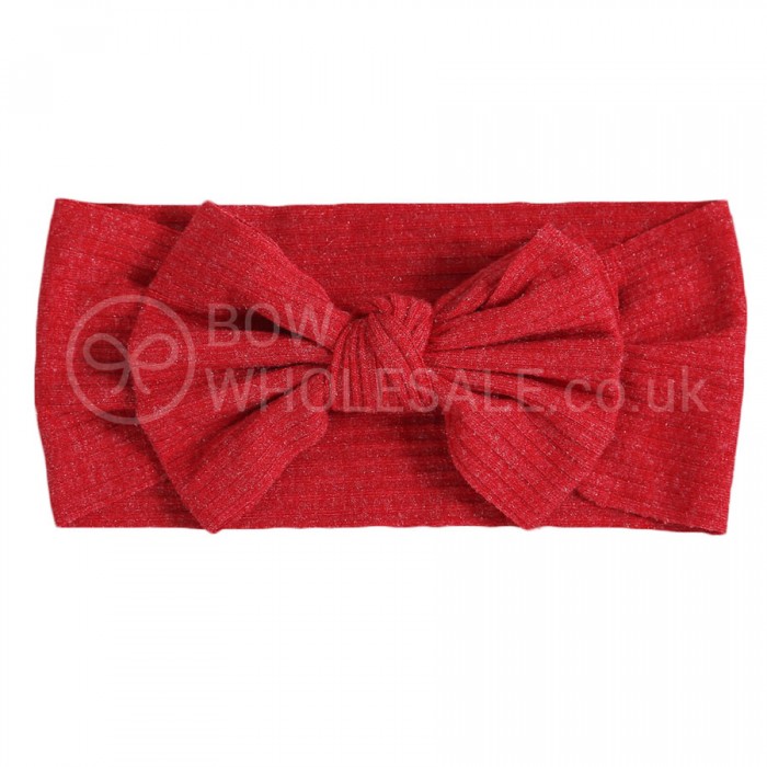 Luxury Ribbed Bow Baby Headband