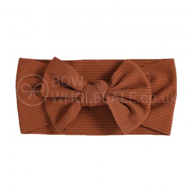 Luxury Ribbed Bow Baby Headband Luxury Ribbed Bow Baby Headband