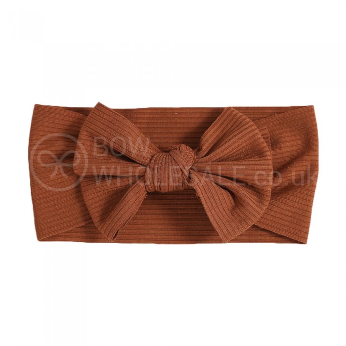 Luxury Ribbed Bow Baby Headband
