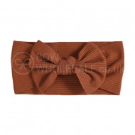 Luxury Ribbed Bow Baby Headband