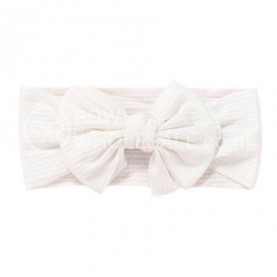 Luxury Ribbed Bow Baby Headband Luxury Ribbed Bow Baby Headband